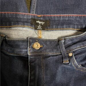 Maurices Edgely Dark Blue Flare Jeans